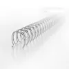 GBC WireBind RG810810 Drahtbinderücken, 12,5 mm, 34 Ringe, A4, 100 Stück, schwarz