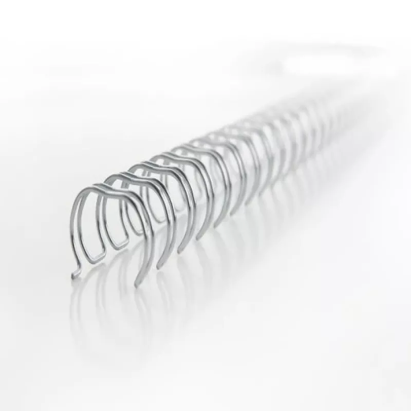 GBC WireBind RG810810 Drahtbinderücken, 12,5 mm, 34 Ringe, A4, 100 Stück, schwarz