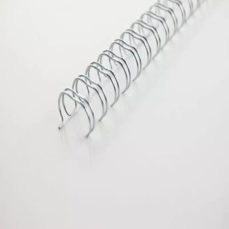 GBC WireBind RG810997 Drahtbinderücken, 14 mm, 34 Ringe, A4, 125 Blatt, 100 Stück, silber