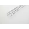 GBC WireBind Bindungsdrähte 5 mm, 34 Ringe, A4, 35 Blatt, silber, 100 Stück (2101007E)