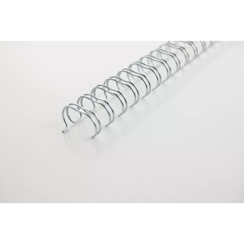GBC WireBind Bindungsdrähte 5 mm, 34 Ringe, A4, 35 Blatt, silber, 100 Stück (2101007E)