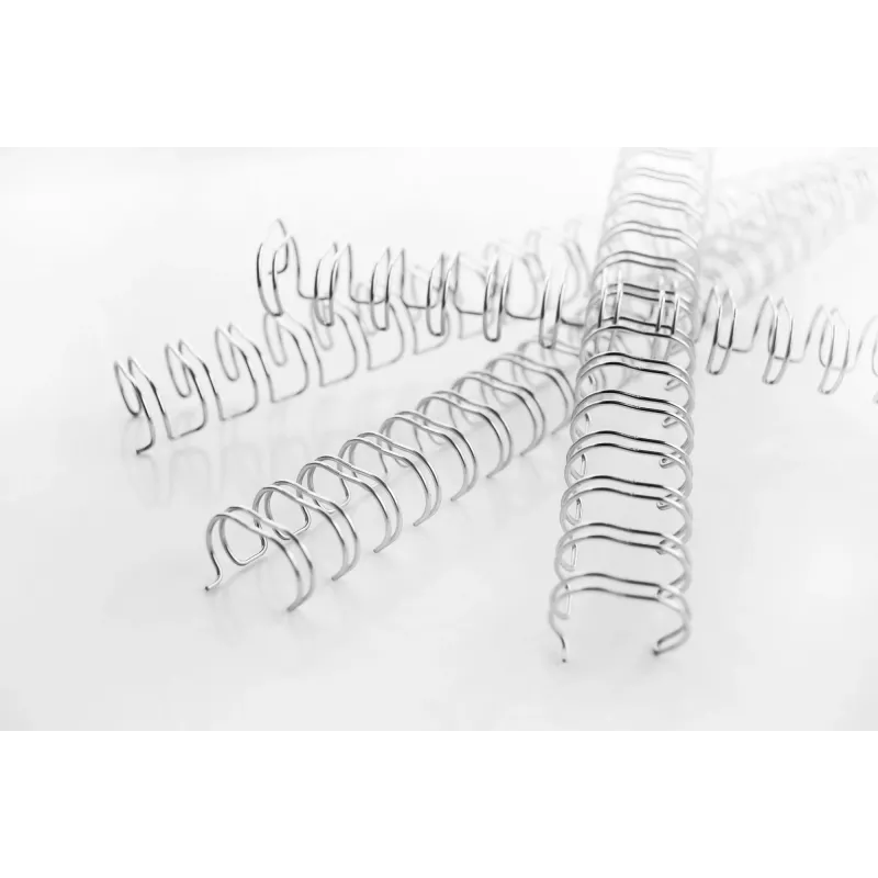 GBC WireBind Bindungsdrähte 5 mm, 34 Ringe, A4, 35 Blatt, silber, 100 Stück (2101007E)