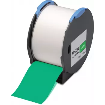 Labelband Epson RC-T5GNA, 50 mm Breite, grün, 15 m Länge
