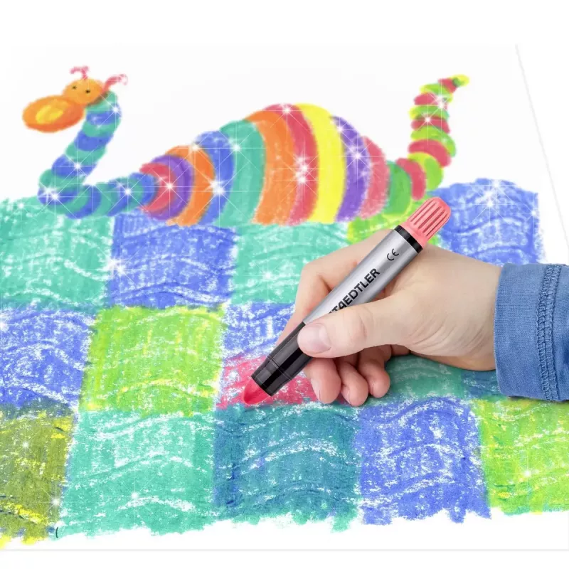 Staedtler Noris Glitter Gelmalstifte (6 Stk.), farbsortiert
