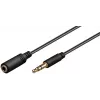 Audio AUX-Verlängerungskabel Goobay 97120 3,5 mm 3-polig schlank 3 m