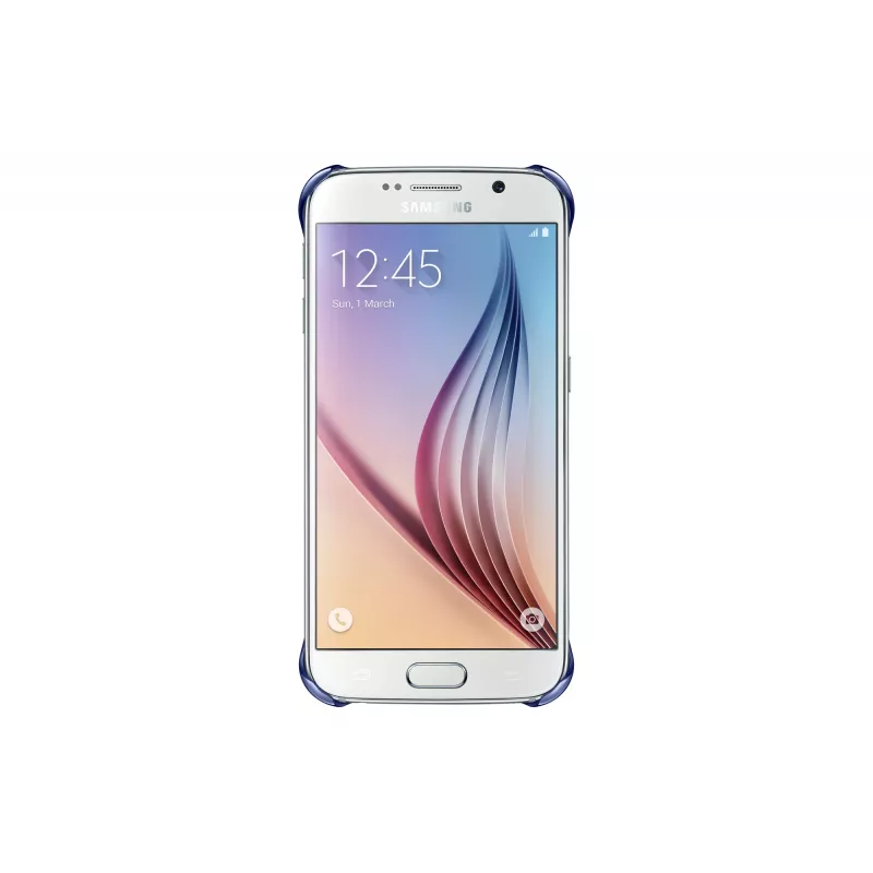 Samsung Klare Hülle EF-QG920B für Galaxy S6, Schwarz (EF-QG920BBEGWW)