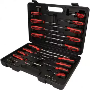 KS Tools ERGOTORQUEplus Schraubendreher- und Bit-Set, 39 Stk