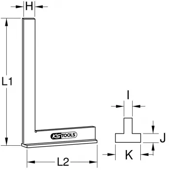 Winkel KS Tools 300.0271 Gewicht 260 g