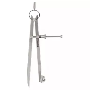 KS Tools 300.0411 Präzisions-Federspitzzirkel mit Bleistifthalter