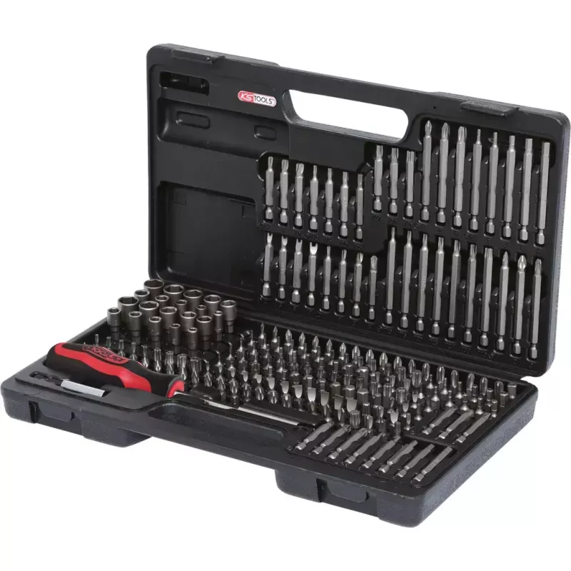 KS Tools 911.2008 1/4" CLASSIC Bit-Satz, 208-tlg.