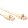 ACT Ivory 15 Meter U/UTP CAT5E Patchkabel, snagless, mit RJ45-Steckern