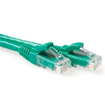 ACT Grün 10 Meter U/UTP CAT6 Patchkabel rastnasenschutz mit RJ45-Steckern