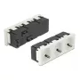 DeLock 81323 Easy 45 3-fach Schuko-Steckdose, 45 x 45 mm, 5 Stück