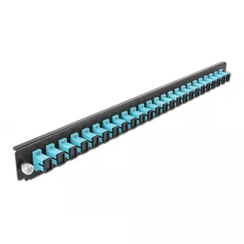 Spleißbox-Frontplatte DeLOCK 19 Zoll 24-Port SC Simplex Aqua