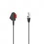 Hama 00201117 Telefonkabel 10 m Schwarz
