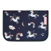 Herlitz Dreamy Unicorn gefülltes Federmäppchen, 19 Teile, Dunkelblau