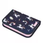 Herlitz Dreamy Unicorn gefülltes Federmäppchen, 19 Teile, Dunkelblau