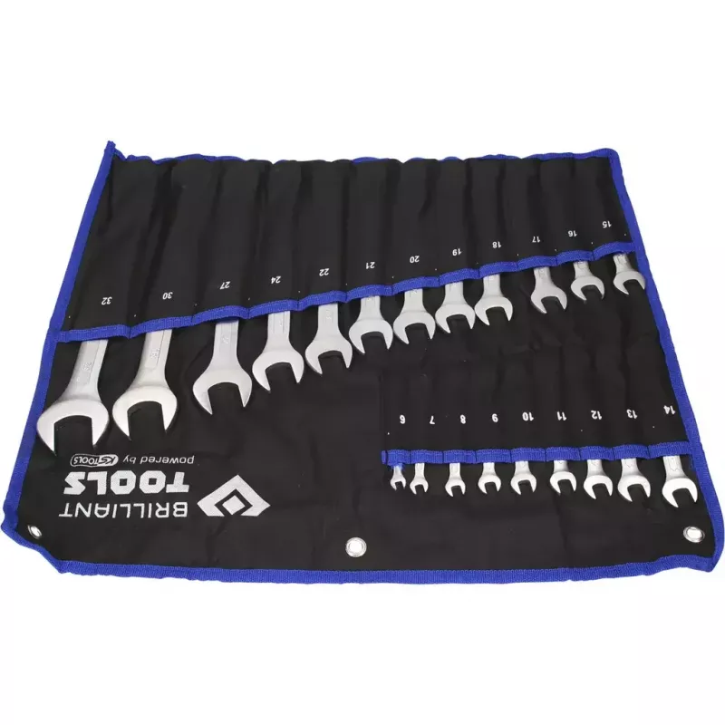 Brilliant Tools BT011021 Ring-Maulschlüssel-Set, 21 Stk.