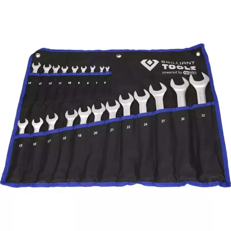 Brilliant Tools BT011021 Ring-Maulschlüssel-Set, 21 Stk.