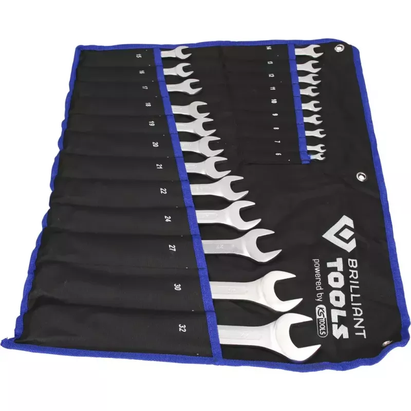 Brilliant Tools BT011021 Ring-Maulschlüssel-Set, 21 Stk.