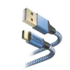 Hama Reflective USB-Kabel USB 2.0 1,5 m USB A USB C Blau