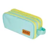 Federmäppchen Herlitz Neon Soft Polyester Mint Gelb 235x110x75mm
