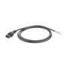 ACT Stromkabel C13 IEC Lock - offenes Ende schwarz 2 m, PC1025, 5er-Pack