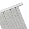 Nobo T-Card-Planungstafeln Größe 2, T-Karte, Grau, Metall, 54 mm, 69 mm, 11 mm
