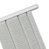 Nobo T-Card Tragschienen 10 Link, Aluminium, Silber