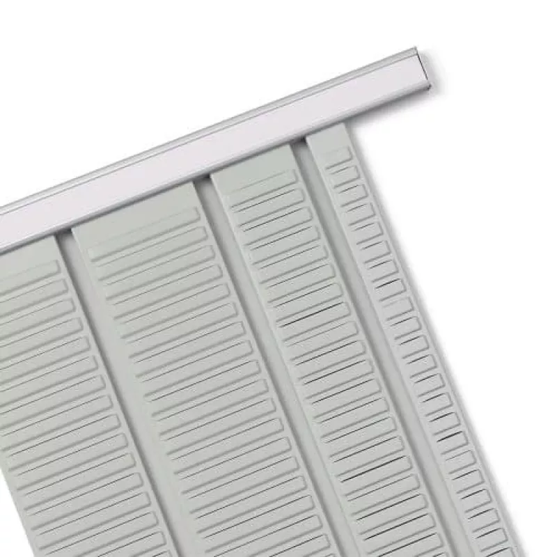Nobo T-Card Tragschienen 10 Link, Aluminium, Silber