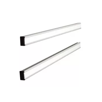 Nobo T-Card Support Rails 20 Link, Aluminium, Grau, 645 mm, 13 mm, 394 g, 68 mm