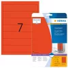 HERMA 5092 Aktenetiketten A4 192 x 38 mm, rot, 175 Stück (25 Blatt x 7)