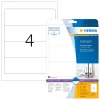 File labels HERMA A4 192x61 mm white paper matt opaque 100 pcs