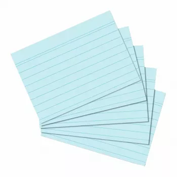 Karteikarte Herlitz 10836187 Blau 1 Stück