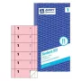 Avery Zweckform 831 Kellnerblock (Bonbuch), 105 x 198 mm, Pink, 2 x 50 Blatt