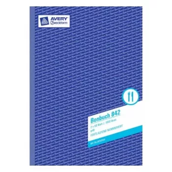Verwaltungsbuch Avery 842 Blau Gelb