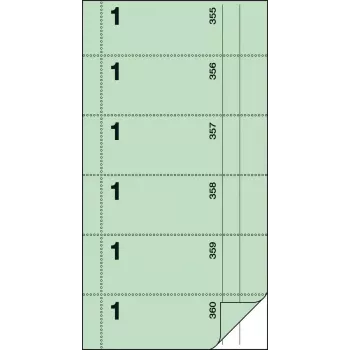 Sigel BO001 Bestellblock Buch, Kellner Nr. 1, Hellgrün, 105 x 200 mm, 360 Abreißblätter