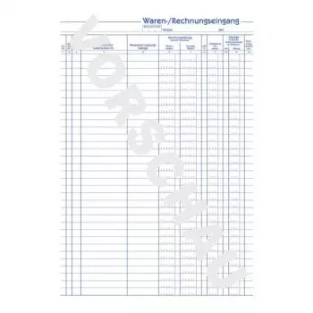 Administrationsbuch Avery 930 Blau Weiß