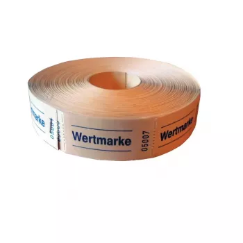Herlitz 791830 Wertmarken, verschiedene Farben, 5 x 1000