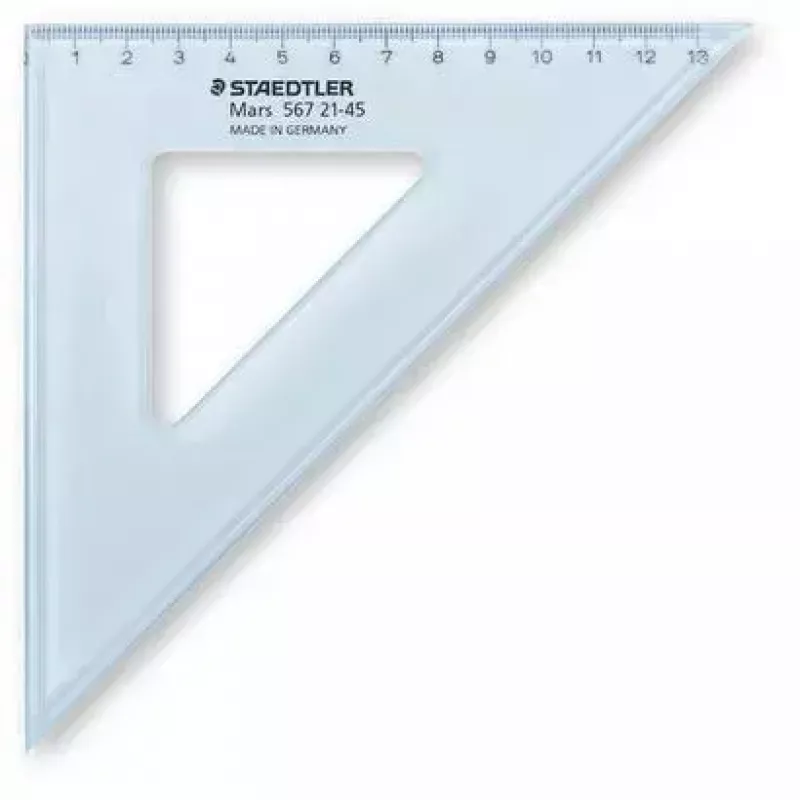 Staedtler Mars 567 21-45 Zeichendreieck, 45°
