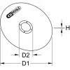 Winkelschleifer-Zubehör KS Tools 337.2005 1 Stk