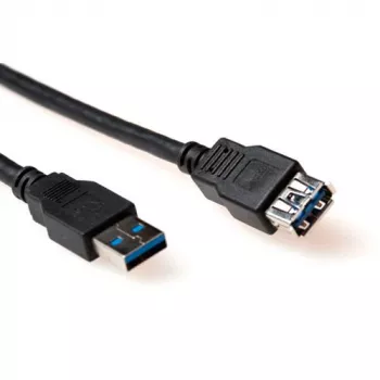 ACT USB 3.0 A Stecker - USB A Buchse 1,50 m Kabel Schwarz