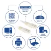 ACT Ivory 3 Meter U/UTP CAT6 Patchkabel mit RJ45-Steckern