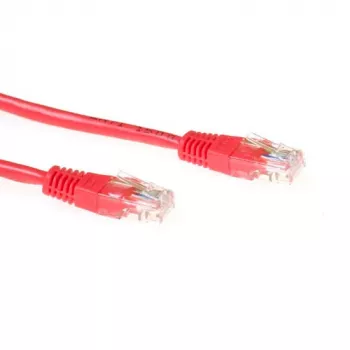ACT rot 10 Meter U/UTP CAT6 Patchkabel mit RJ45-Steckern