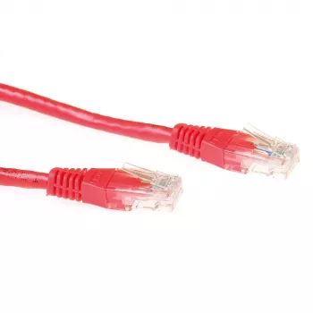 ACT Rot 1,5 Meter U/UTP CAT6 Patchkabel mit RJ45-Steckern