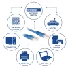 ACT Blau 1 Meter U/UTP CAT6 Patchkabel mit RJ45-Steckern