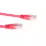 ACT rot 0,5 Meter LSZH U/UTP CAT6 Patchkabel mit RJ45-Steckern