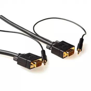 ACT 10 Meter High-Performance VGA + Audiokabel, Stecker-Stecker