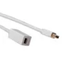ACT 1 Meter Mini DisplayPort-Verlängerungskabel Mini DisplayPort Stecker – Buchse