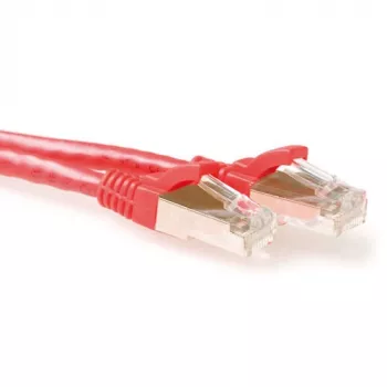 ACT Rot 30 Meter LSZH SFTP CAT6A Patchkabel rastnasenfrei mit RJ45-Steckern